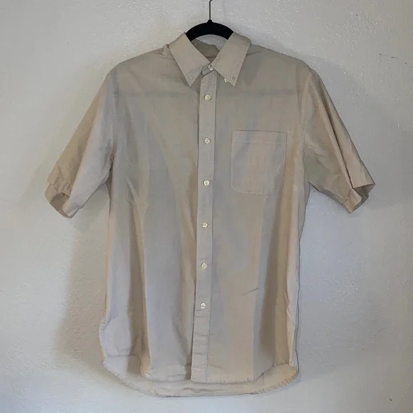 Light Tan Button Up - Picture 1 of 5